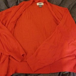 Old navy red cardigan